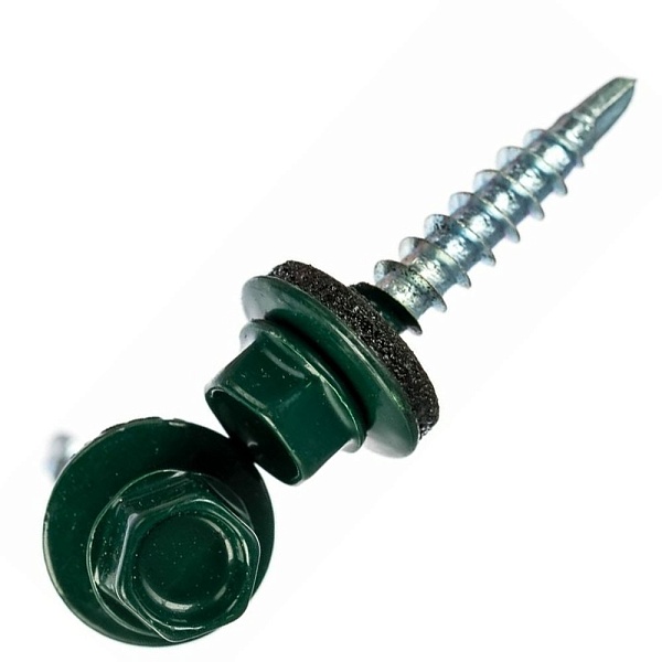Саморез кровельный 4,8х35 Зеленый мох RAL6005
